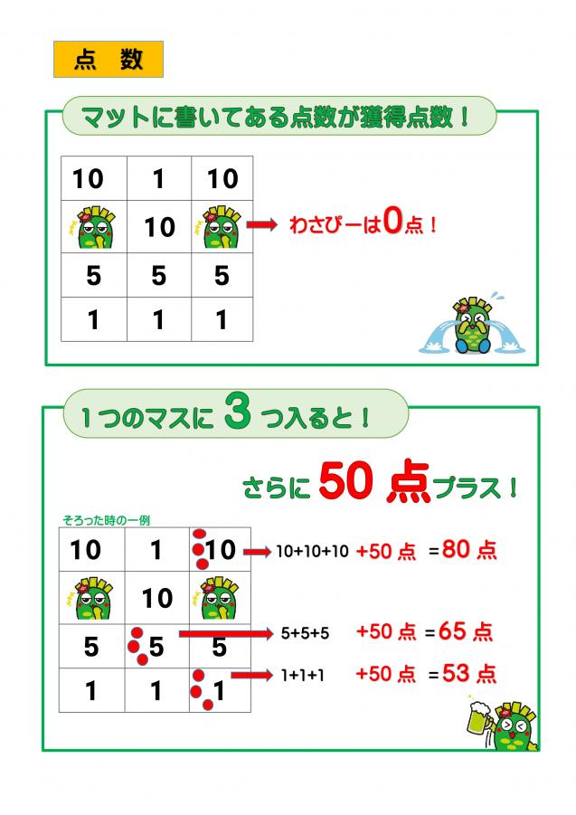 ぽいぽいの点数についてのルール(ルールその2)の画像