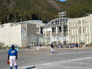 少年野球の練習風景