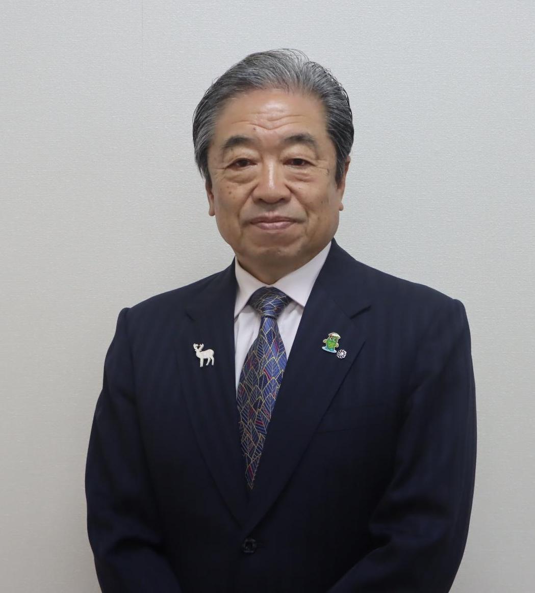 奥多摩町長の写真