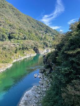 林道橋からの風景